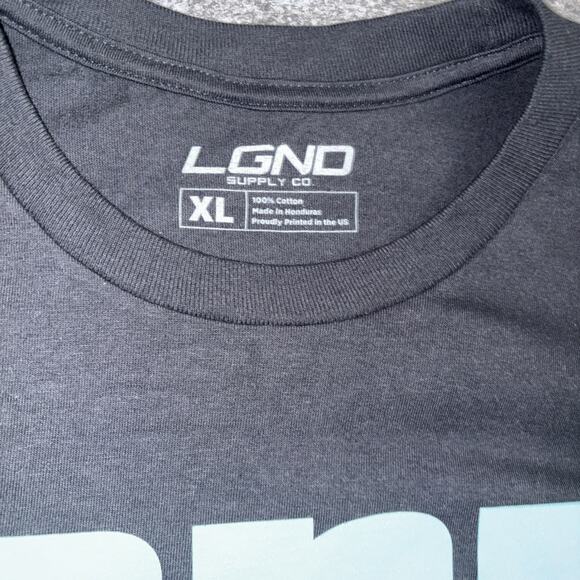 LGND Supply Co. Men's XL Black Short Sleeve Car Race Graphic T-Shirt - Picture 3 of 6